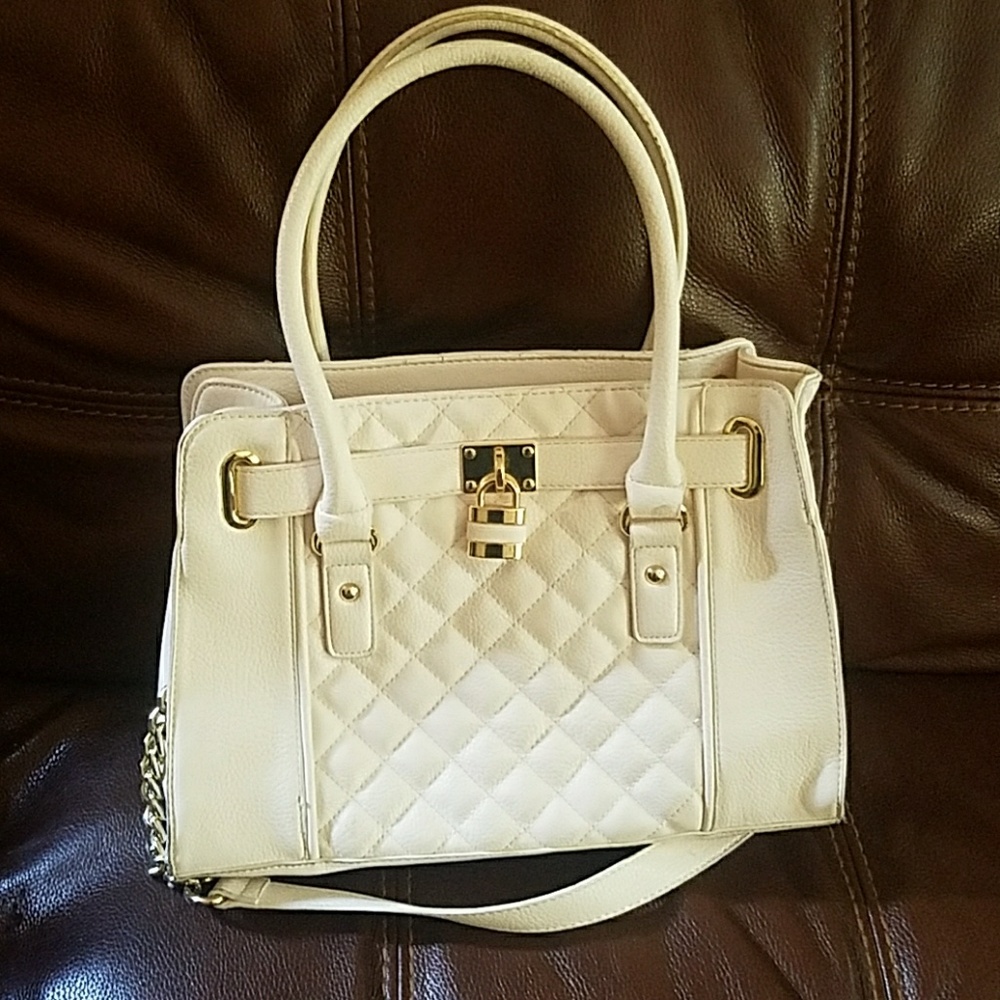 Charming Charlie white bag